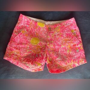 Lilly Pulitzer Pink “More Kinis” Callahan Shorts